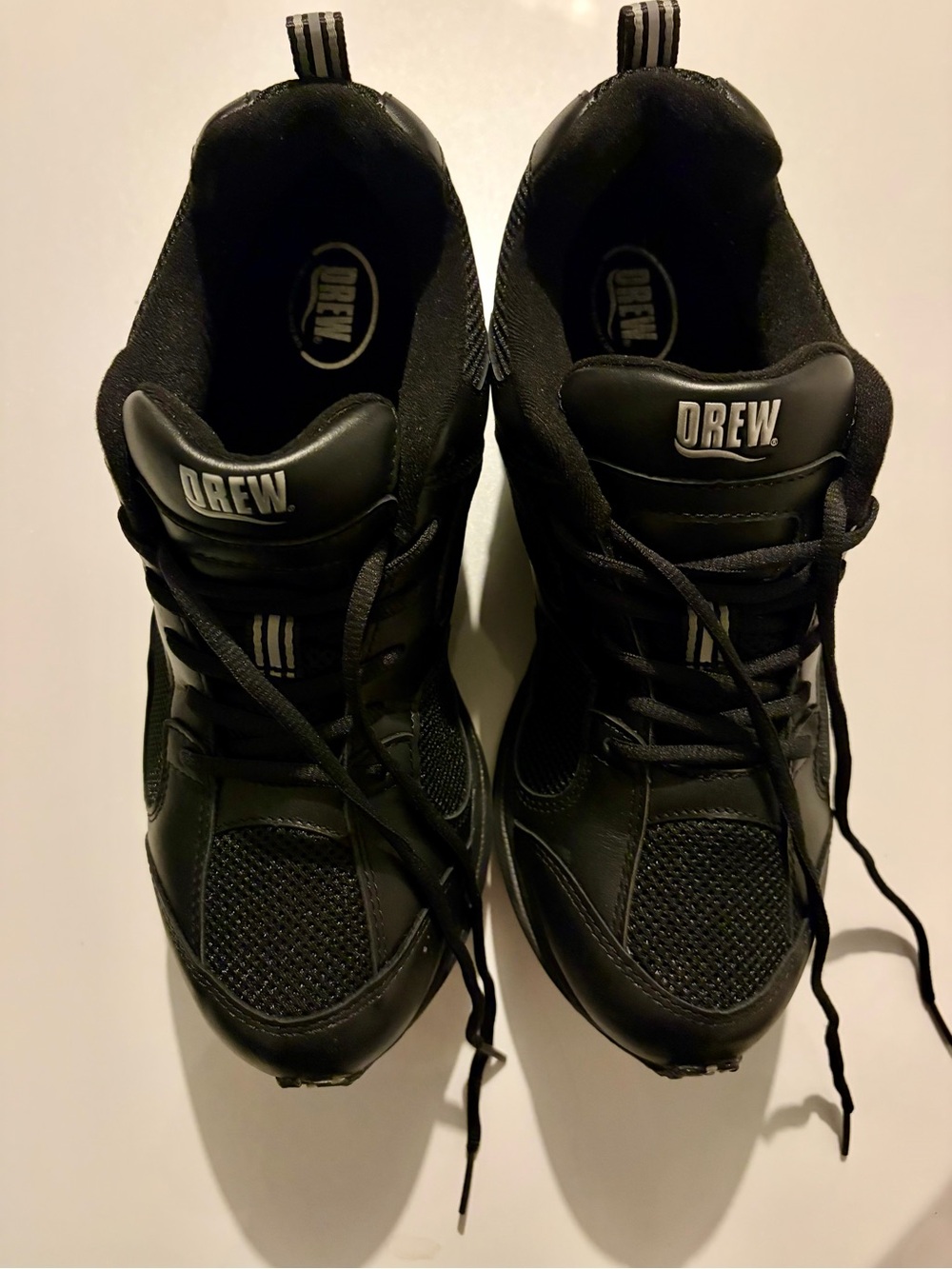 DREW Black Men’s Athletic Lace-Up Trainers